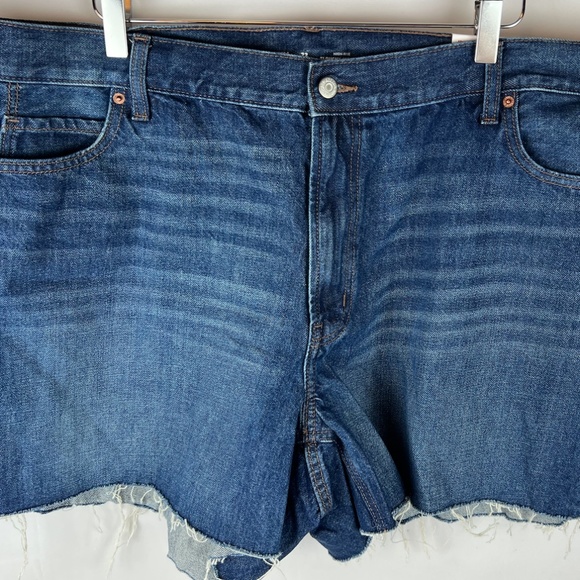 NWT: old navy High-Waisted Slouchy Straight Cut-Off Jean Shorts $35 (22) - Picture 5 of 15